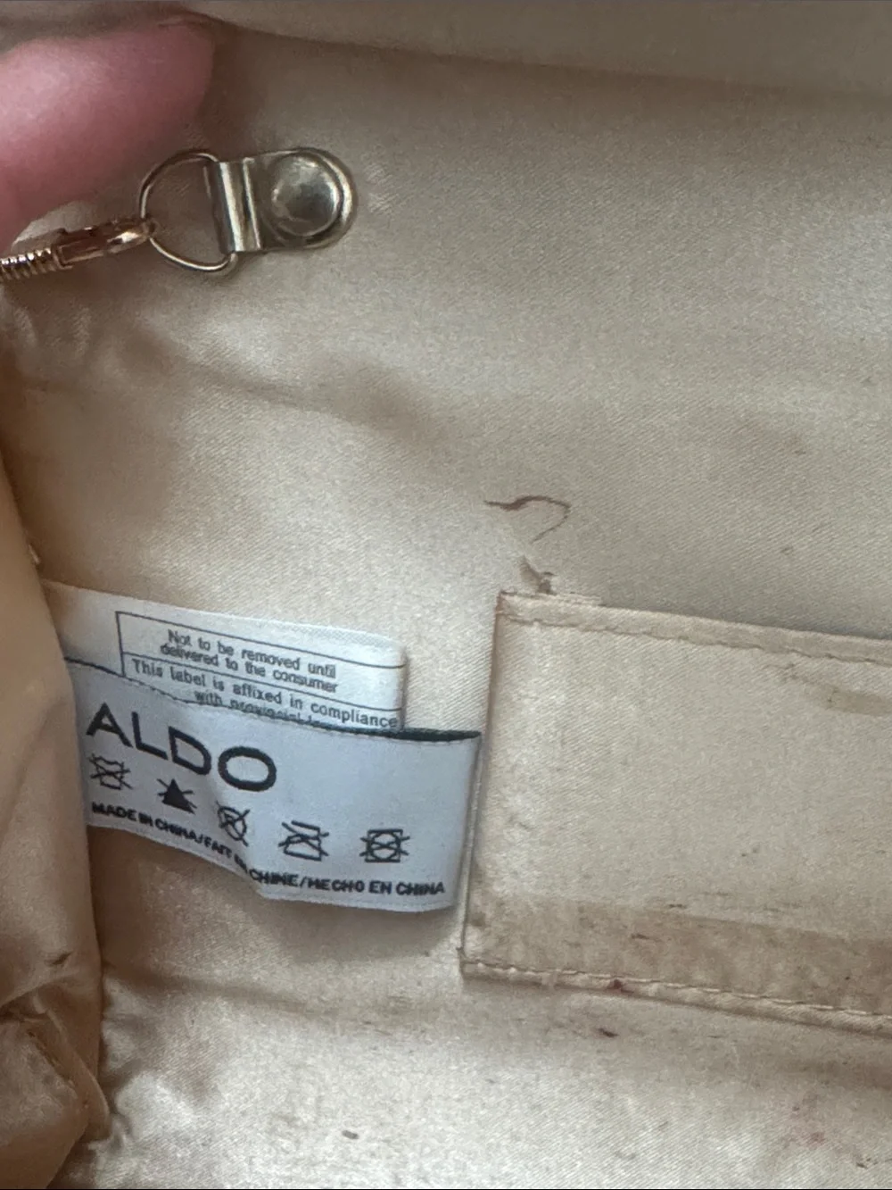 Aldo polished patent